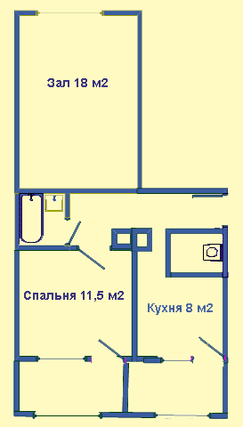 2-комнатная